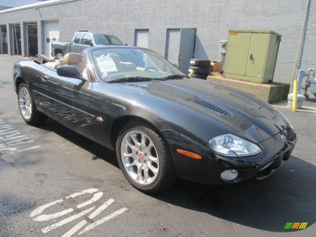 Anthracite Metallic 2002 Jaguar XK XKR Convertible Exterior Photo #95125757