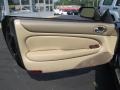 2002 Jaguar XK Oatmeal Interior Door Panel Photo