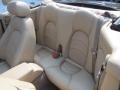 2002 Jaguar XK Oatmeal Interior Rear Seat Photo
