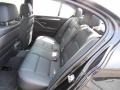 2014 BMW 5 Series Black Interior Rear Seat Photo