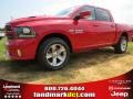 Flame Red 2014 Ram 1500 Sport Crew Cab 4x4