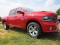 2014 Flame Red Ram 1500 Sport Crew Cab 4x4  photo #4