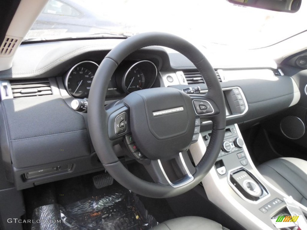 2014 Range Rover Evoque Pure Plus - Santorini Black Metallic / Ebony photo #14