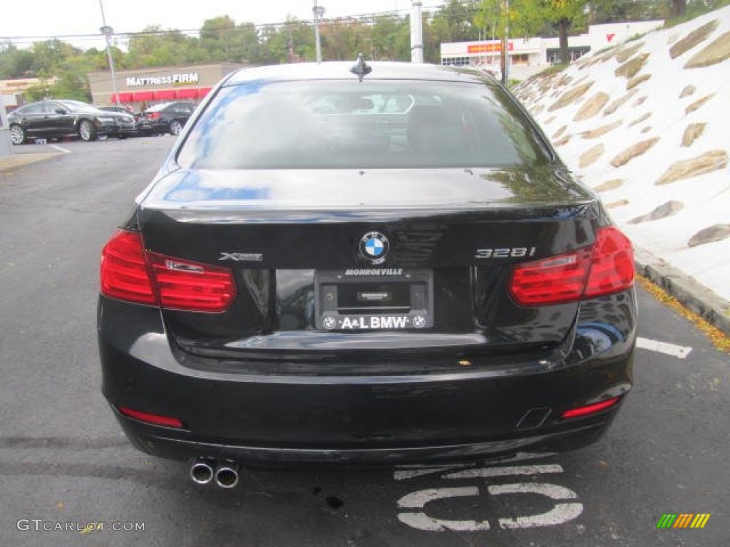 2014 3 Series 328i xDrive Sedan - Jet Black / Black photo #5