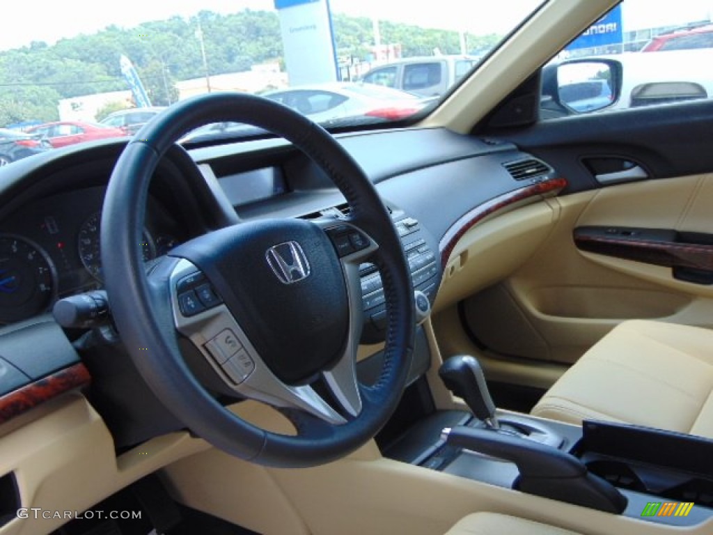 2012 Accord Crosstour EX-L 4WD - Opal Sage Metallic / Ivory photo #13