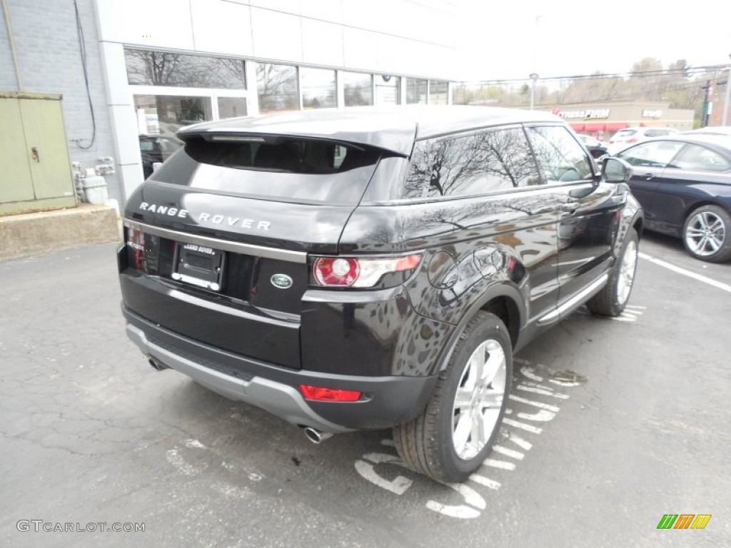 2014 Range Rover Evoque Coupe Pure Plus - Santorini Black Metallic / Ebony photo #6