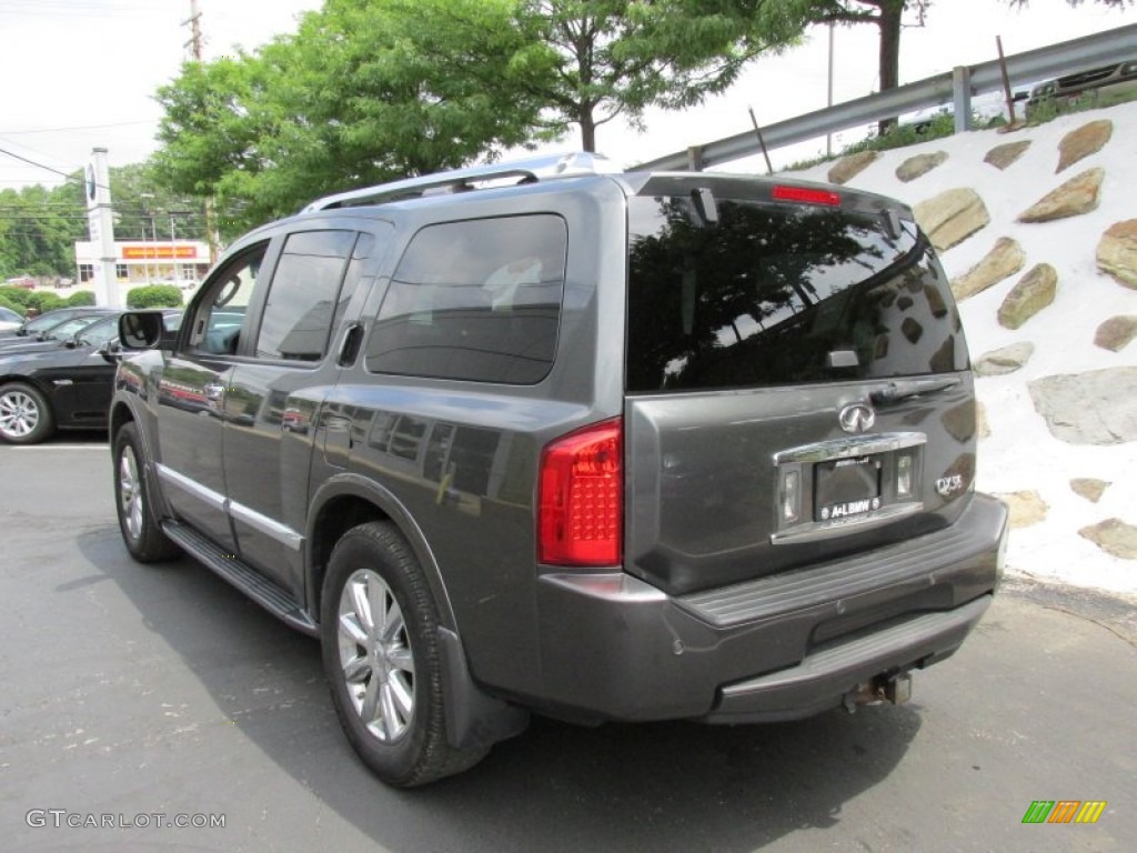 2008 QX 56 4WD - Silver Graphite Gray / Charcoal photo #4