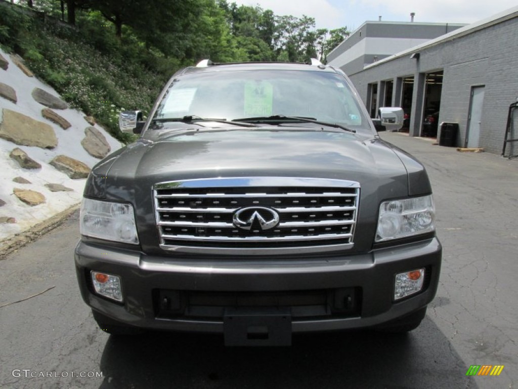 2008 QX 56 4WD - Silver Graphite Gray / Charcoal photo #8