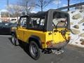 AA Yellow 1997 Land Rover Defender 90 Soft Top Exterior