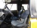Charcoal Twill 1997 Land Rover Defender 90 Soft Top Interior Color