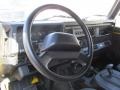 1997 Land Rover Defender Charcoal Twill Interior Steering Wheel Photo