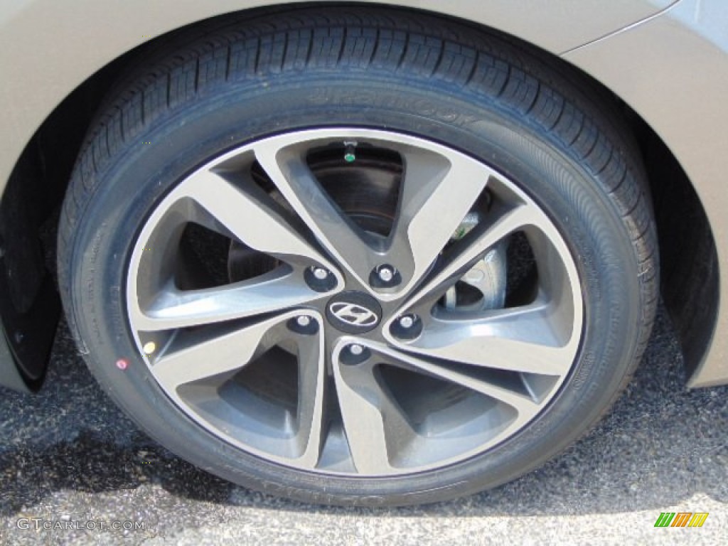 2014 Elantra Limited Sedan - Bronze / Black photo #3