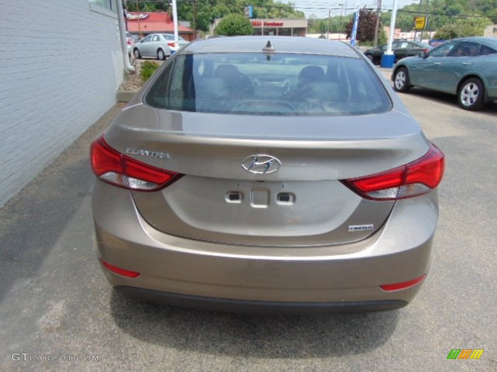 2014 Elantra Limited Sedan - Bronze / Black photo #6