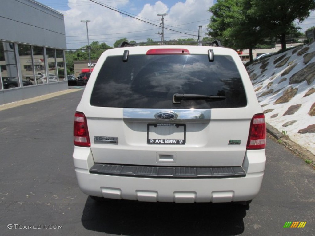 2010 Escape Limited V6 4WD - White Suede / Charcoal Black photo #5