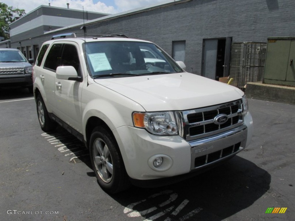 2010 Escape Limited V6 4WD - White Suede / Charcoal Black photo #7