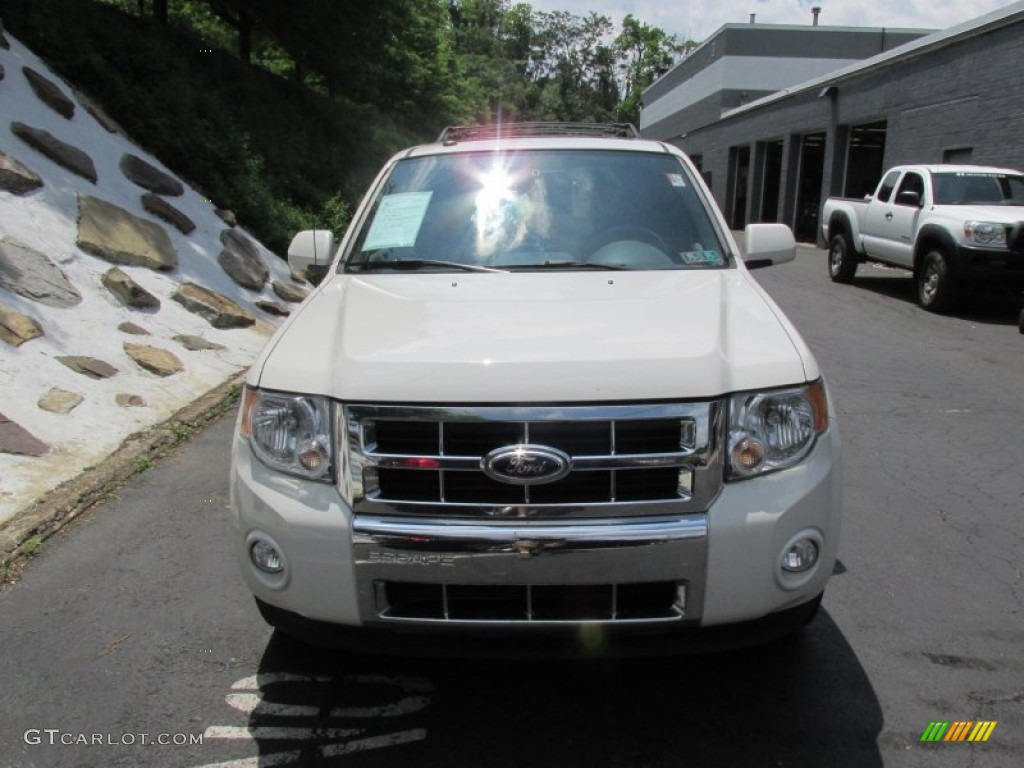 2010 Escape Limited V6 4WD - White Suede / Charcoal Black photo #8