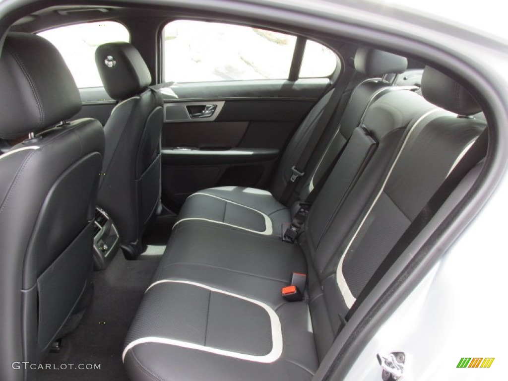 2014 Jaguar XF 3.0 AWD Rear Seat Photo #95131421