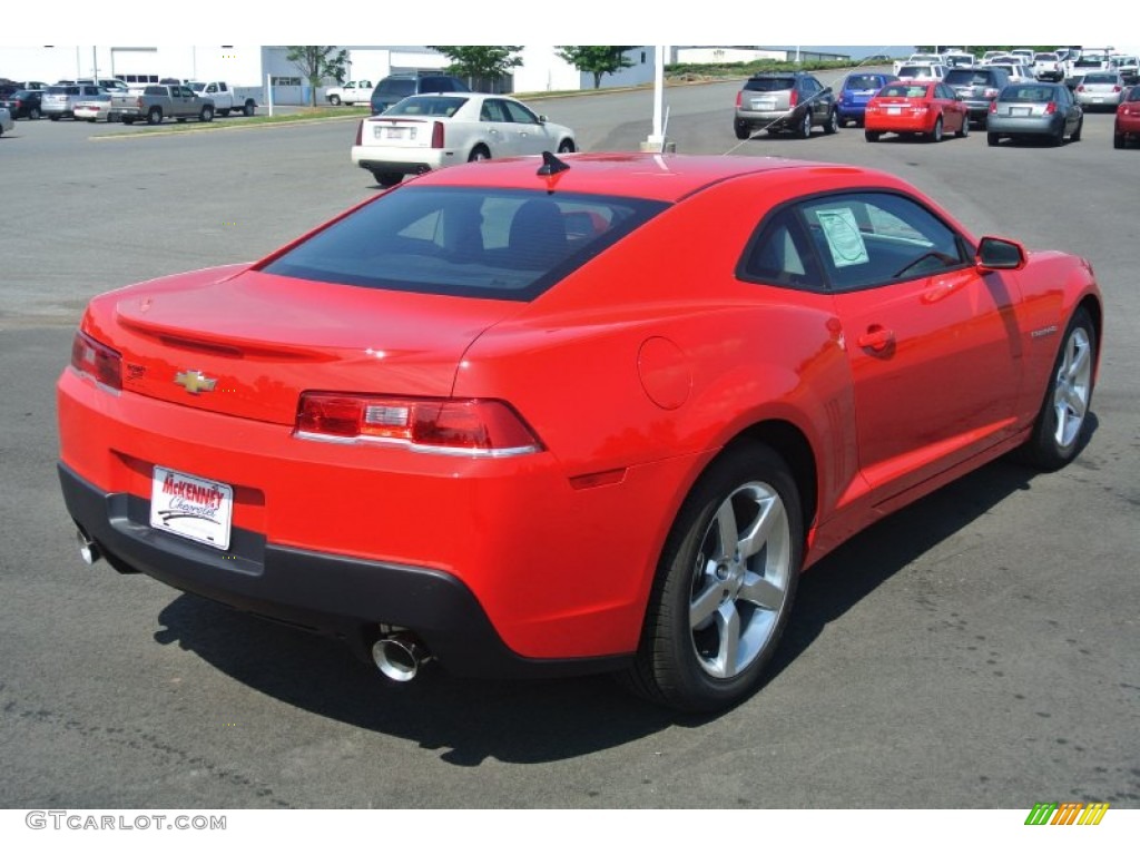 2014 Camaro LT Coupe - Red Hot / Gray photo #5