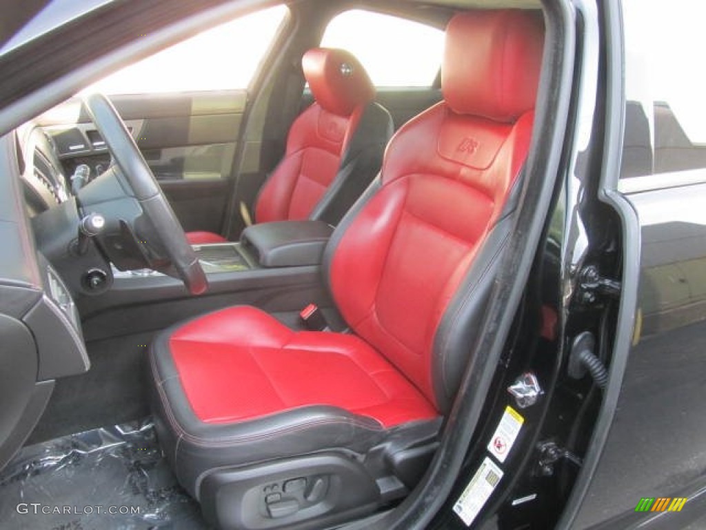 Red Zone/Warm Charcoal Interior 2010 Jaguar XF XFR Sport Sedan Photo #95132379