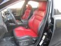 2010 Jaguar XF Red Zone/Warm Charcoal Interior Interior Photo