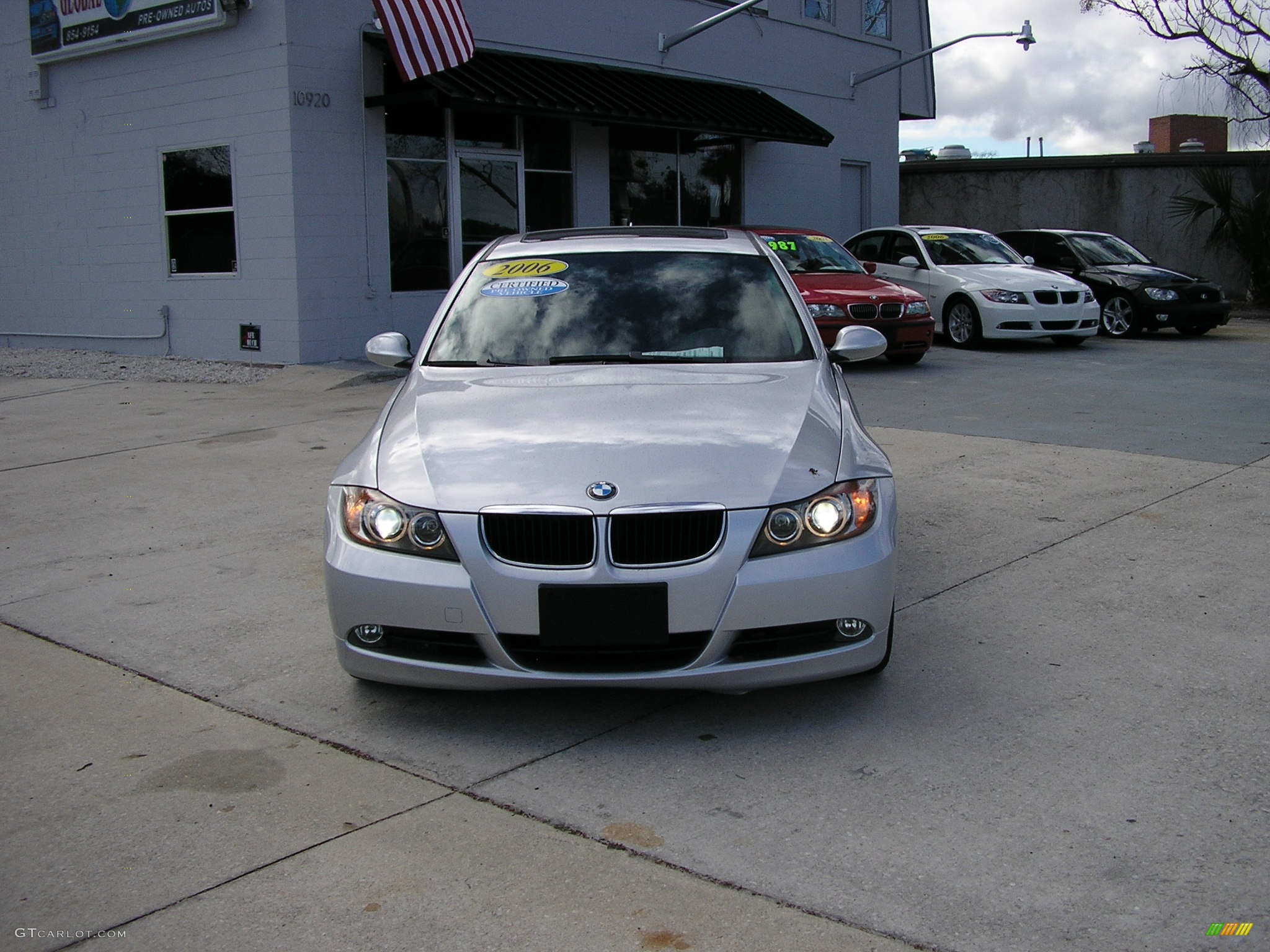 2006 3 Series 325i Sedan - Titanium Silver Metallic / Black photo #10