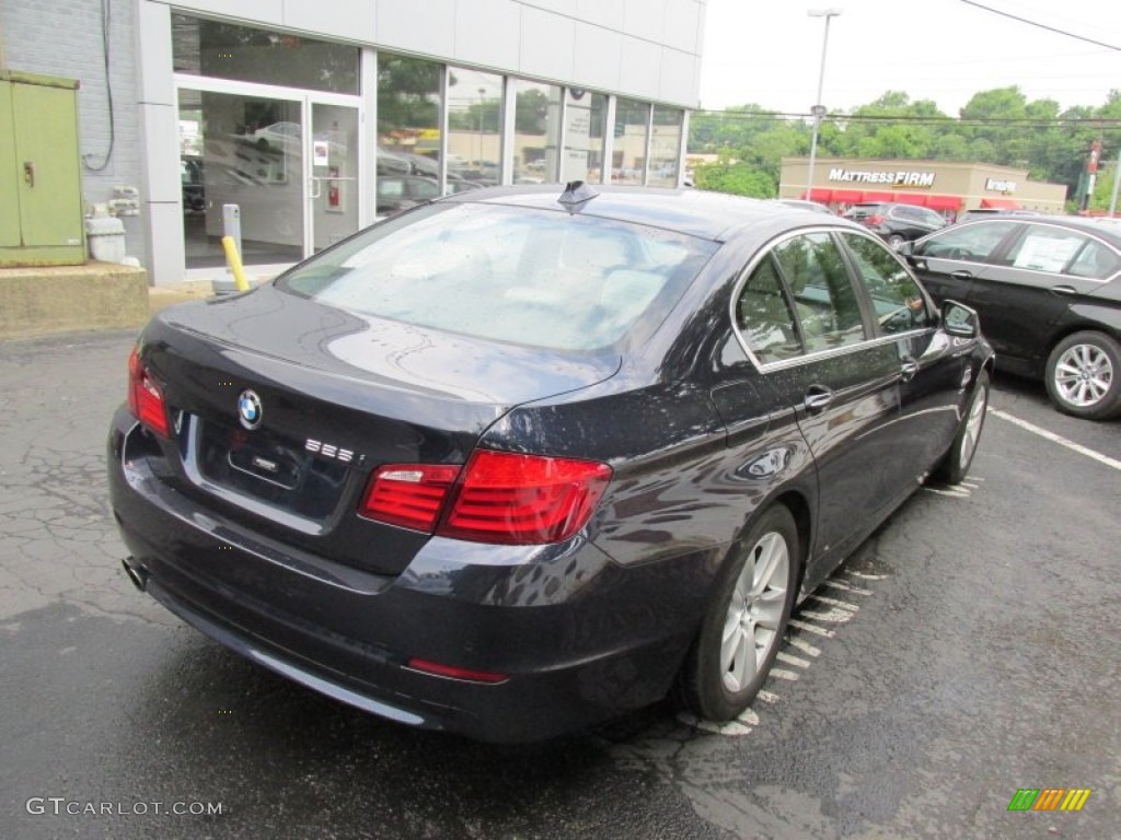 2012 5 Series 528i xDrive Sedan - Imperial Blue Metallic / Venetian Beige photo #6