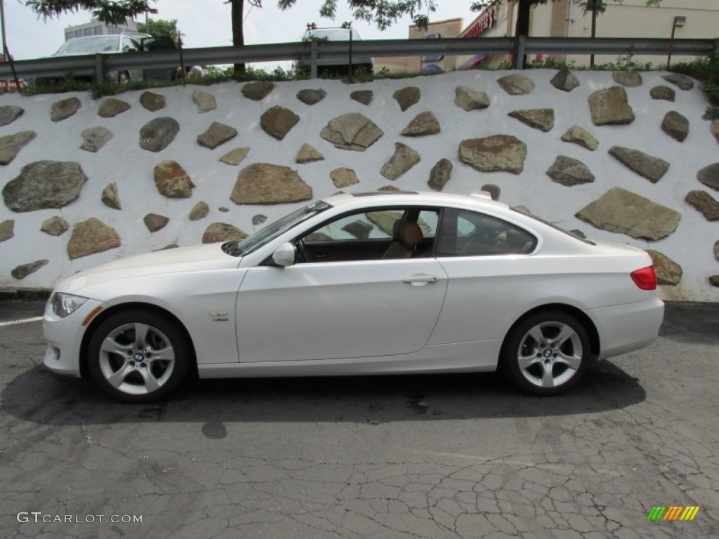 2011 3 Series 335i xDrive Coupe - Alpine White / Saddle Brown Dakota Leather photo #2