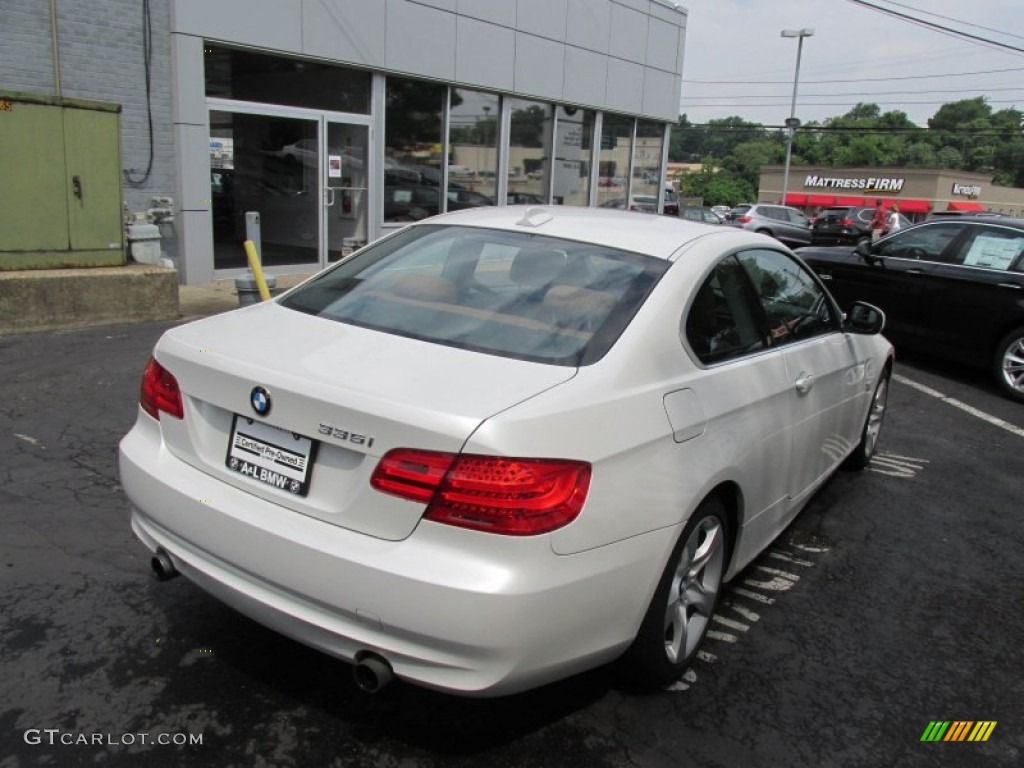 2011 3 Series 335i xDrive Coupe - Alpine White / Saddle Brown Dakota Leather photo #6