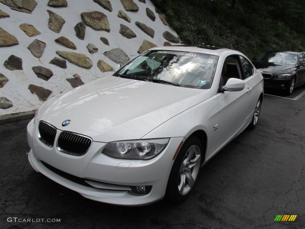 2011 3 Series 335i xDrive Coupe - Alpine White / Saddle Brown Dakota Leather photo #9