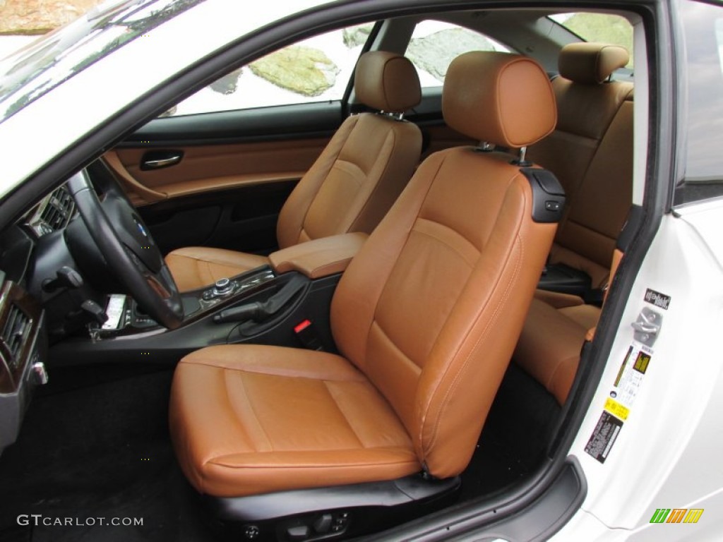 Saddle Brown Dakota Leather Interior 2011 BMW 3 Series 335i xDrive Coupe Photo #95134262