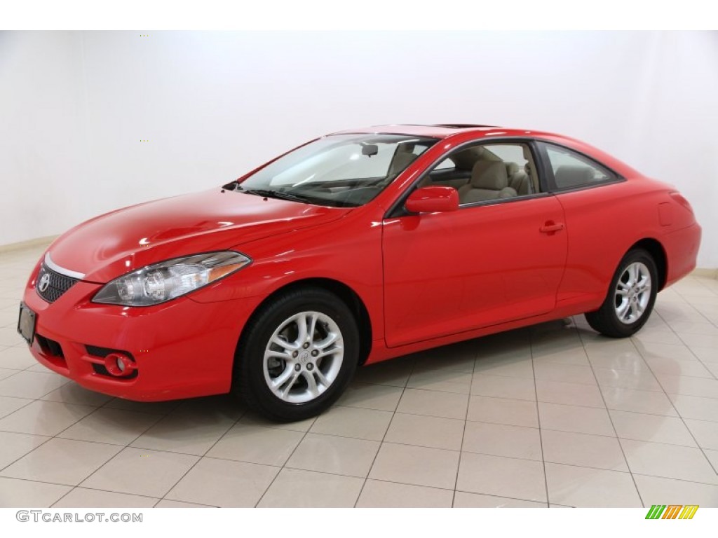 Super Red 5 2008 Toyota Solara SE Coupe Exterior Photo #95134469