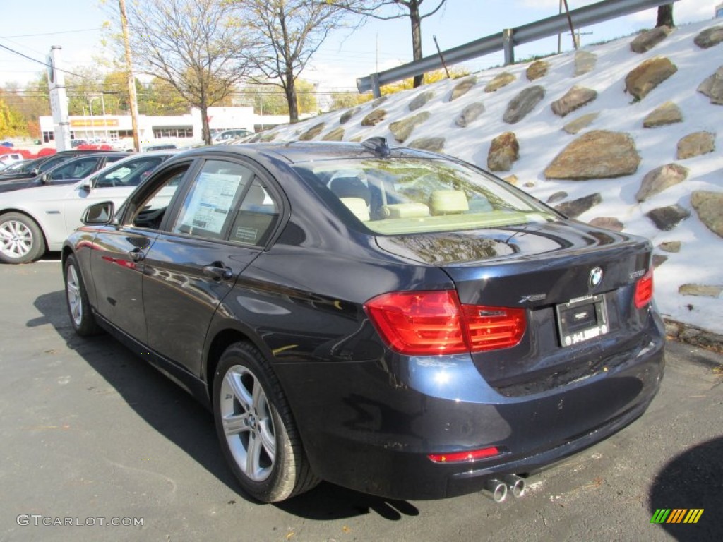 2014 3 Series 328i xDrive Sedan - Imperial Blue Metallic / Venetian Beige photo #4