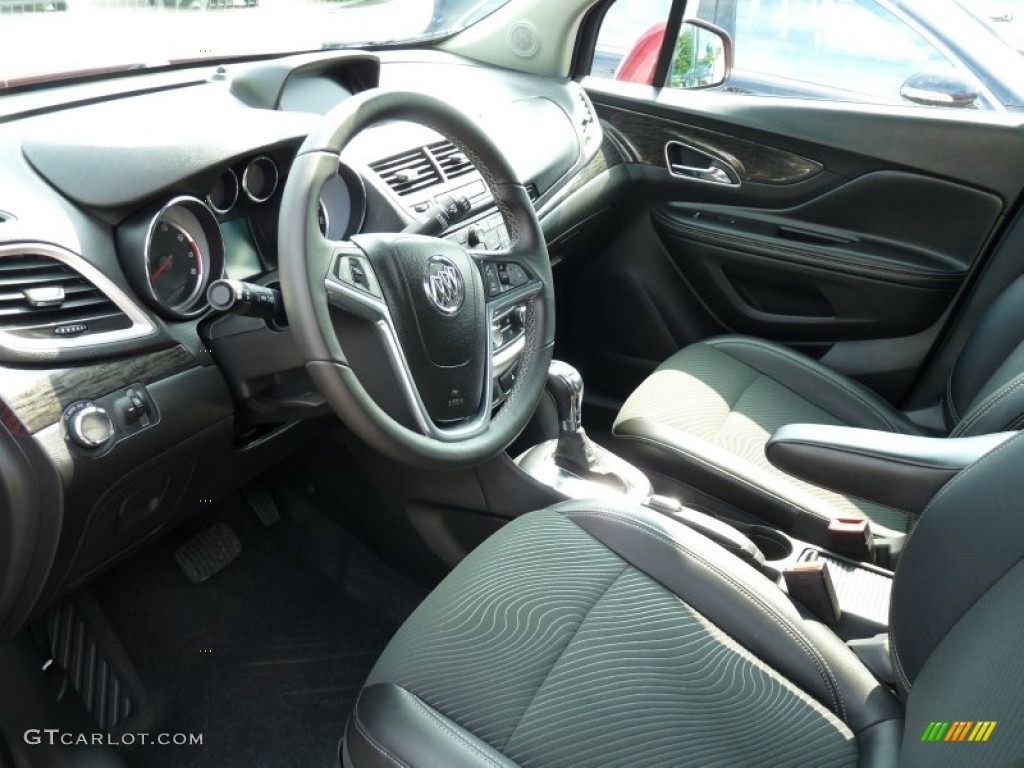 Ebony Interior 2014 Buick Encore AWD Photo #95134976
