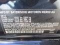 A89: Imperial Blue Metallic 2014 BMW 3 Series 328i xDrive Sedan Color Code