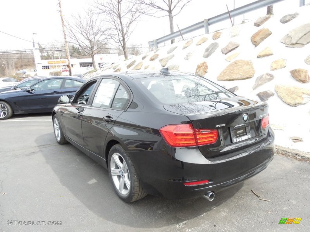 2014 3 Series 320i xDrive Sedan - Jet Black / Black photo #4