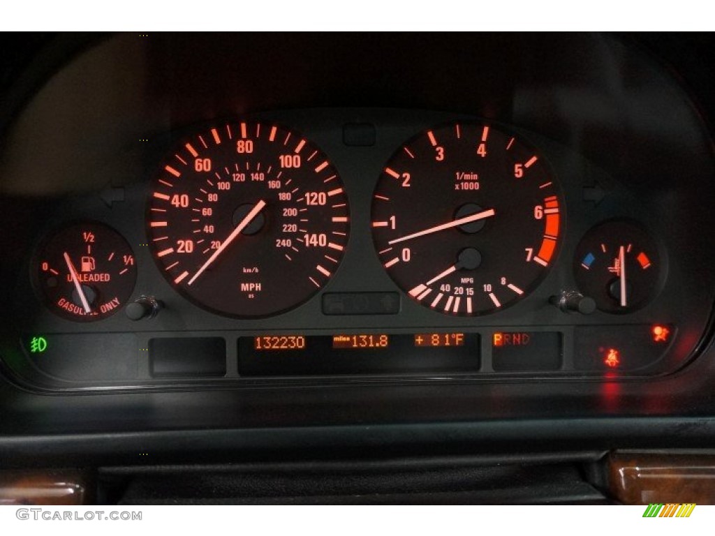 2002 BMW 5 Series 540i Sedan Gauges Photo #95136521
