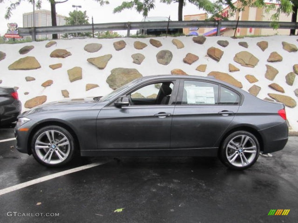 2014 3 Series 328i xDrive Sedan - Mineral Grey Metallic / Black photo #2