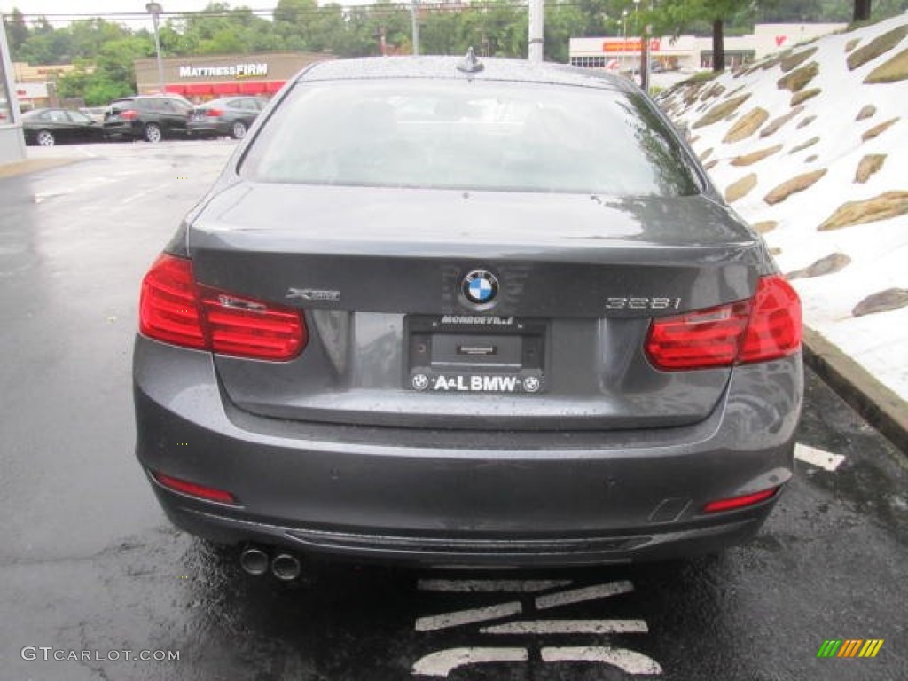 2014 3 Series 328i xDrive Sedan - Mineral Grey Metallic / Black photo #5