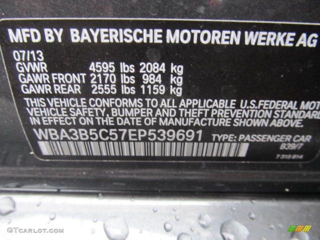 2014 3 Series 328i xDrive Sedan - Mineral Grey Metallic / Black photo #19