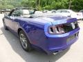 2014 Deep Impact Blue Ford Mustang V6 Convertible  photo #4