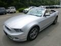 2014 Ingot Silver Ford Mustang V6 Convertible  photo #6