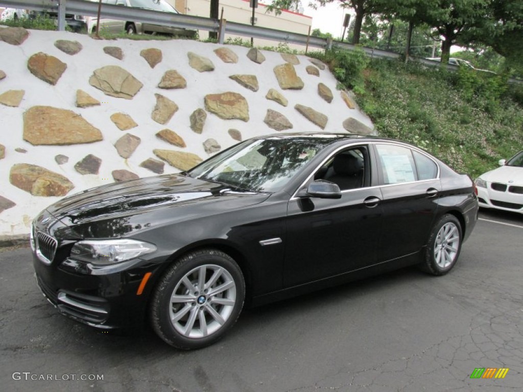 2014 5 Series 535i xDrive Sedan - Jet Black / Black photo #1