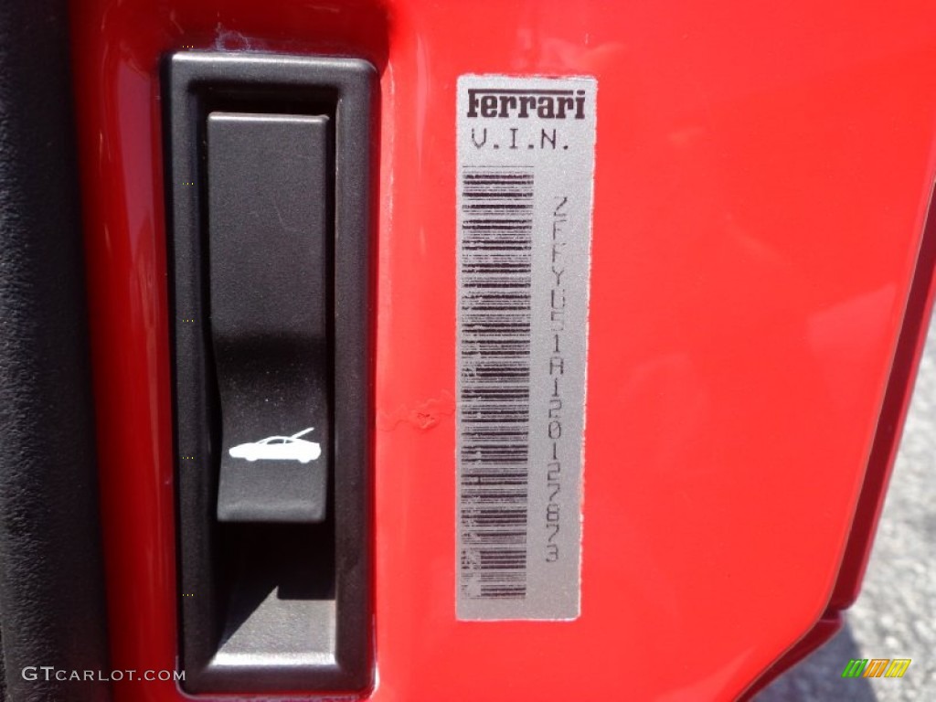 2002 360 Modena F1 - Red / Tan photo #55