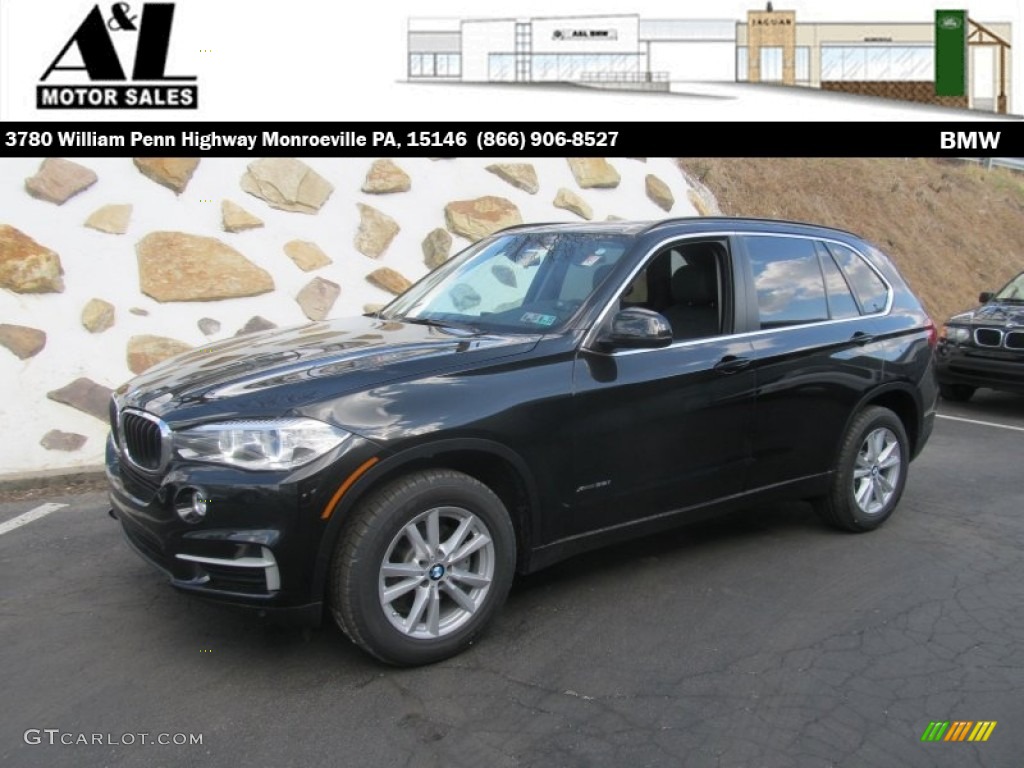 2014 X5 xDrive35i - Black Sapphire Metallic / Black photo #1