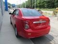 2014 Red Hot Chevrolet Sonic LT Sedan  photo #6