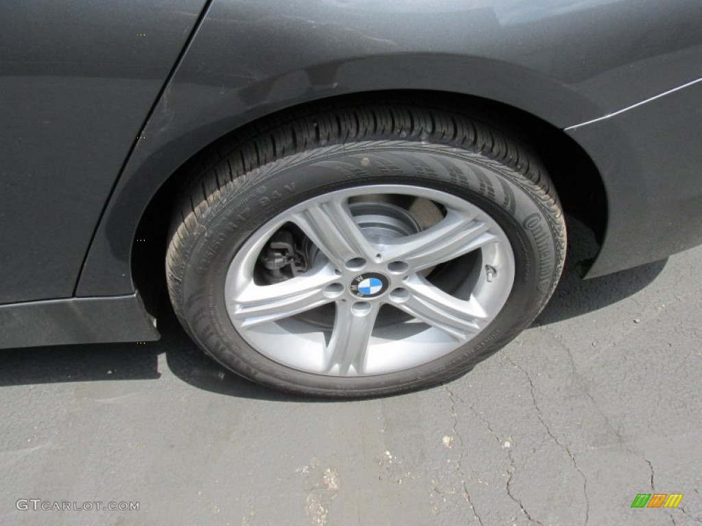 2014 3 Series 320i xDrive Sedan - Mineral Grey Metallic / Black photo #3