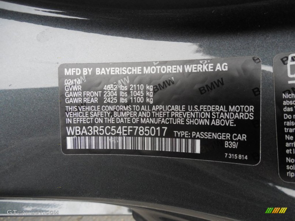 2014 4 Series 435i xDrive Coupe - Mineral Grey Metallic / Black photo #19