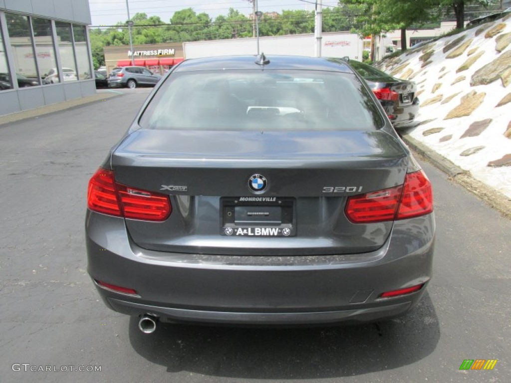 2014 3 Series 320i xDrive Sedan - Mineral Grey Metallic / Black photo #5