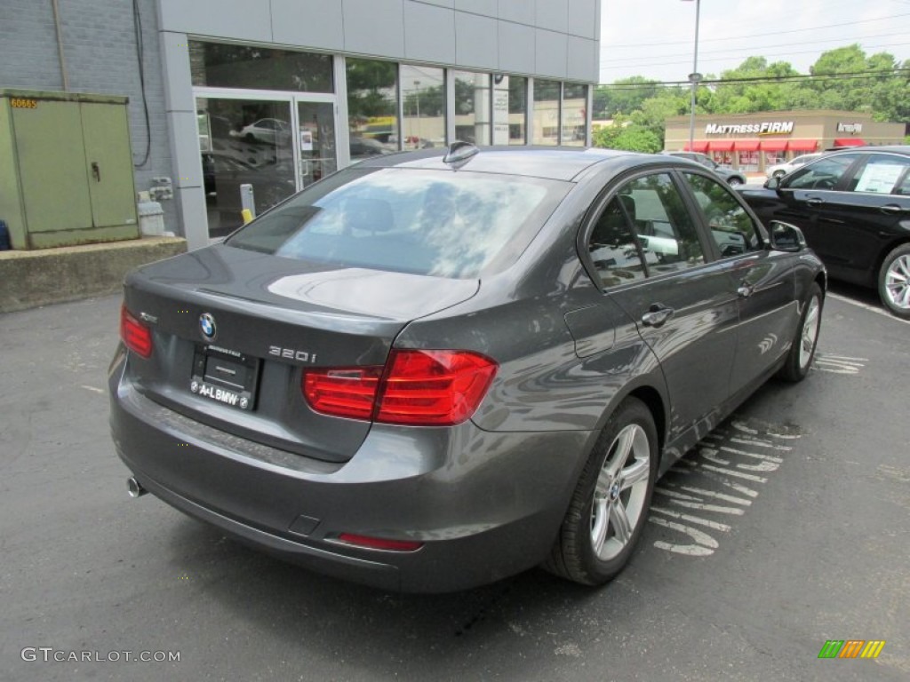 2014 3 Series 320i xDrive Sedan - Mineral Grey Metallic / Black photo #6