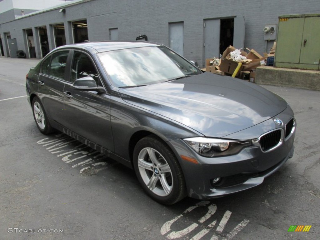 2014 3 Series 320i xDrive Sedan - Mineral Grey Metallic / Black photo #7